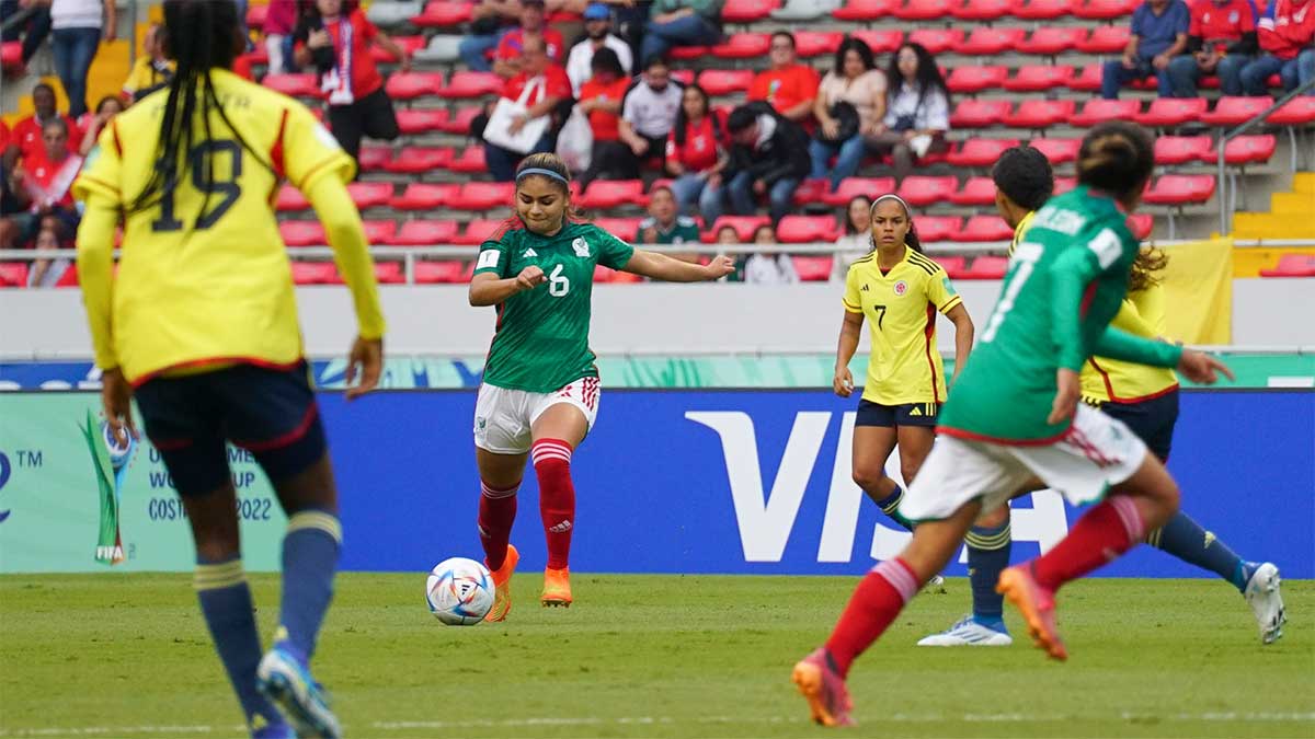 La Selección Mexicana femenil Sub-20 empató 0-0 con Colombia en el Mundial